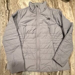 The North Face Harway Women's Jacket Puffer,  Large, Lightweight. Light Gray EUC
